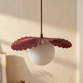 Lustră pe cablu FLORA 1xG9/8W/230V roșie