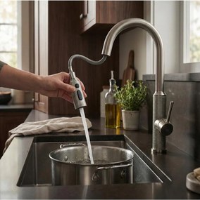 Baterie de bucatarie Rea Master crom periat