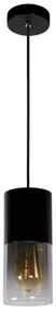 Lustră pe cablu ZINO 1xE27/60W/230V neagră Lucide 74410/01/65