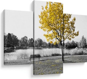 Tablou - relaxare în parc (90x60 cm)