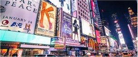 Tablou - New York Theather District (120x50 cm)