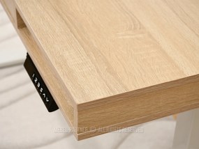 Masă PC Osto 120 (sonoma + alb). 1109831