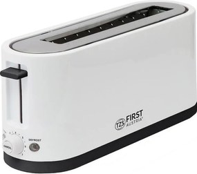 Prajitor de paine First Austria FA-5368-4, 900 W, Functie de decongelare, 38 cm, Alb