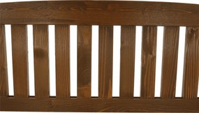Bancă de grădină, maro, 123,5 cm, DILKA