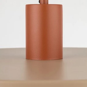 Lustră pe cablu SILA 1xE27/15W/230V d. 40 cm bej/cărămidă