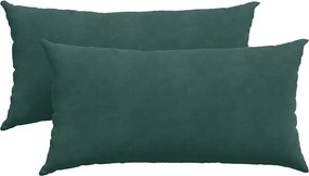 vidaXL Perne pentru canapea 2 pcs Verde închis 80 x 40 cm