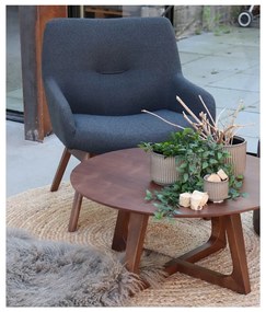 Covor rotund House Nordic Bombay, ø 90 cm, maro deschis