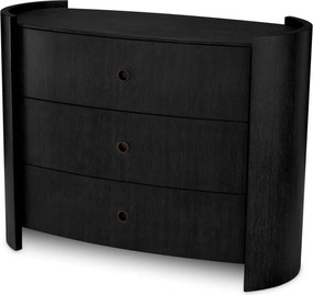 Comoda LUX Furnir Stejar Gri Carbune, Splendora