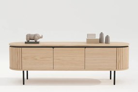 Comoda TV cu furnir de stejar ATELIER 160cm