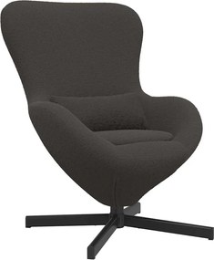 vidaXL Fotoliu ou Gri închis 63 x 73 x 90 cm țesătură