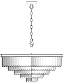 Candelabru design elegant REVERO MYMOD085PL-12BS