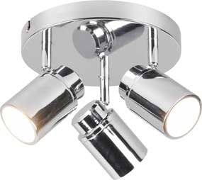 Spot argintiu lucios din metal Angelo – Trio