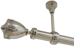 Galerie fara inele tavan versus 25 mm inox (Alege marime: 300 cm)