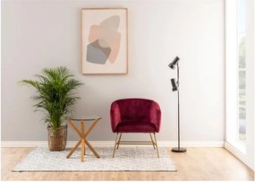 Măsuță auxiliară cu blat din sticlă Actona Heaven, ⌀ 55 cm