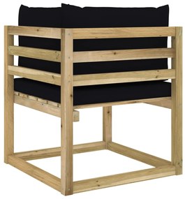 Canapea de gradina neagra, MAJKEN