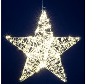 Stea decorativă LED pentru Crăciun, 45 cm, 320 LED, 230 V, alb cald