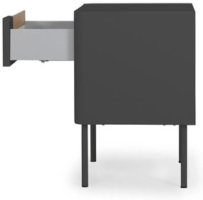 Noptieră Tenzo Switch, gri antracit