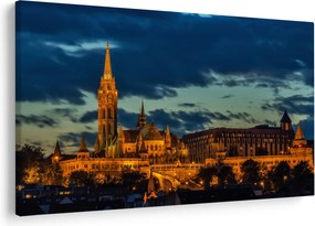 Tablou cu construcție iluminată (90x60 cm)