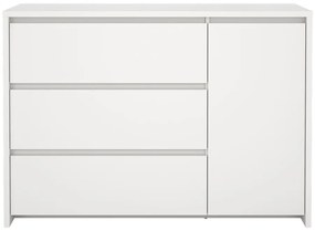 Comodă albă 119x84x48 cm Next – Tvilum