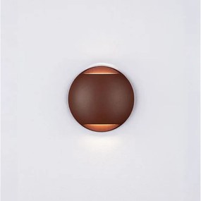 Aplica exterior cu iluminat sus si jos LED IP65 PASSO corten