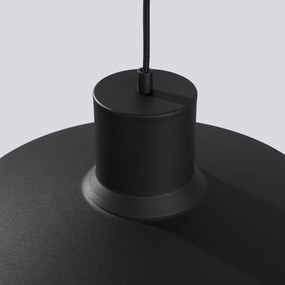 Lustră neagră ø 35 cm Vito – Sollux