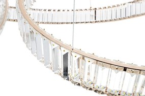 Lustra XXL suspendata LED design ambiental Ring LINE 8 auriu