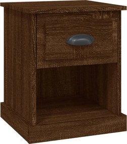 vidaXL Noptieră, stejar maro, 39x39x47,5 cm, lemn prelucrat