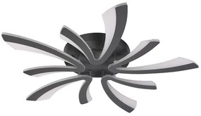 Lustră LED dimabilă aplicată LED/55W/230V 3000-6500K + telecomandă