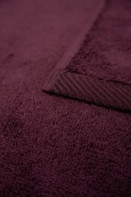 Halat pentru bărbați LUXURY + prosop + prosop de corp + cutie cadou L + prosop + prosop de corp + box Bordeaux
