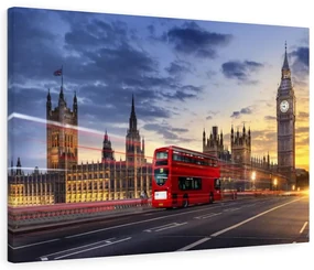 Tablou canvas London Bus - 90x60 cm 90x60 cm