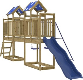vidaXL Set de joacă pentru exterior, lemn de pin impregnat
