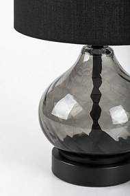 Veioza/Lampa de masa decorativa Pirelo fumuriu