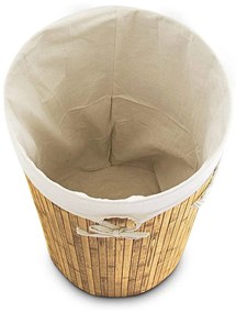 Cos rufe rotund 70 l Bambus Natur 65 x 41 cm
