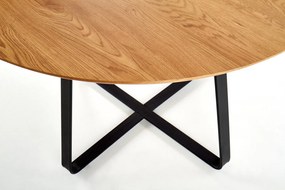 Masa Looper 2 stejar auriu - d120xh78 cm