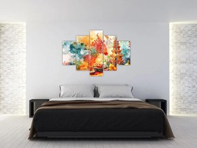 Tablou - Ilustrație în acuarelă (150x105 cm)