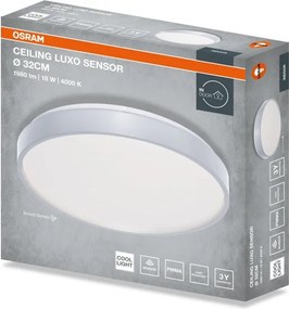 Osram - Plafonieră LED CEILING LUXO LED/18W/230V Ø 32 cm argintie