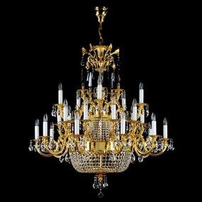 Candelabru XXL Cristal Bohemia Exclusive ARABELA dia.120cm