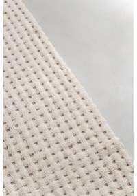 Covor fildeș lavabil, țesut manual din lână 140x200 cm Unexpected Wool – Lorena Canals