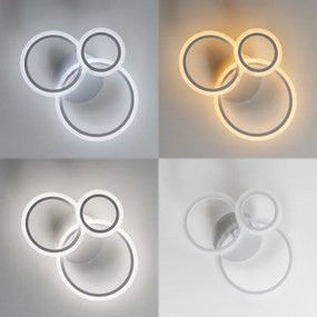 Lustră LED dimabilă aplicată Brilagi ORBITS LED/40W/230V 3000-6500K alb + telecomandă