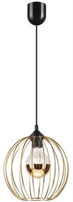 Lustră pe cablu ZOYA 1xE27/60W/230V aurie