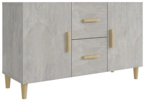 812514 vidaXL Servantă, gri beton, 100x36x60 cm, lemn prelucrat