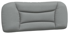 374549 vidaXL Pernă tăblie de pat, gri deschis, 100 cm, material textil