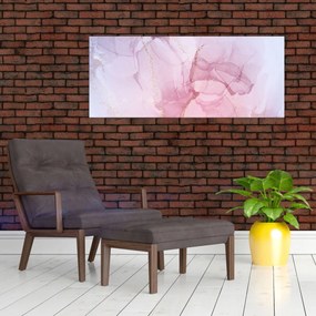 Tablou - Pete roz (120x50 cm)