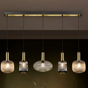 Lustra cu 5 pendule design modern Norma