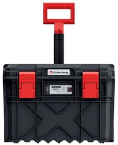Valisa cu roti A, 40 cm, organizator, negru