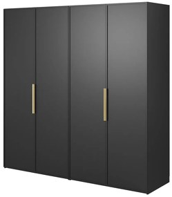 Dulap de haine Forry XIV (negru). 1100087