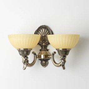 Lampă de perete Brilagi CLASSIC 2xE27/60W/230V alamă