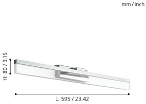 Eglo 97966 - Aplică perete LED PALMITAL LED/10W/230V