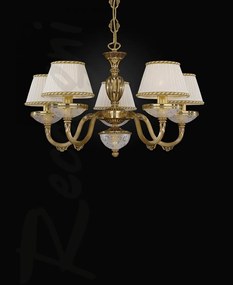 Candelabru din alama 5 brate design italian 6502