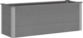 vidaXL Strat înălțat de grădină, gri, 150 x 50 x 54 cm, WPC